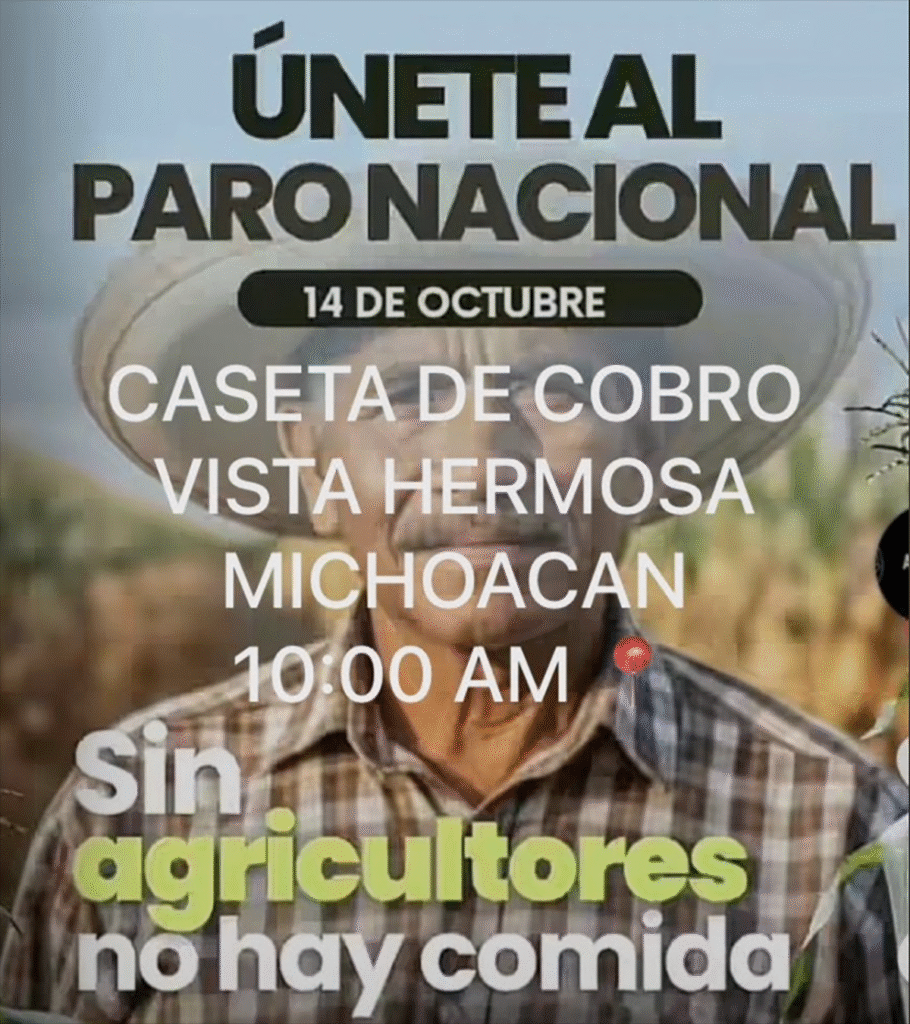 Paro Nacional agricultores