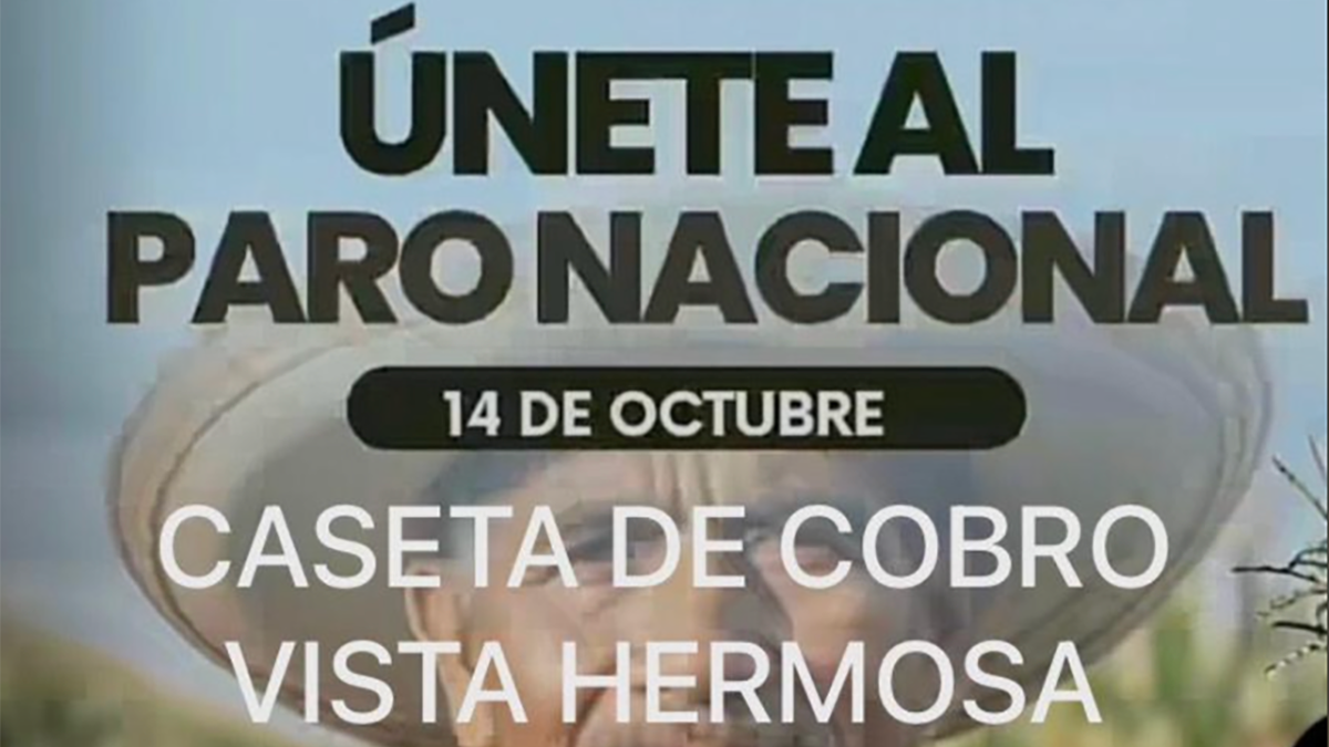 Paro Nacional agricultores