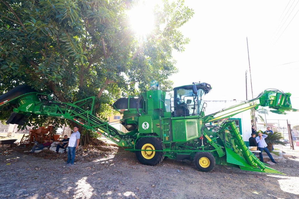 cosechadoras de caña en verde jalisco