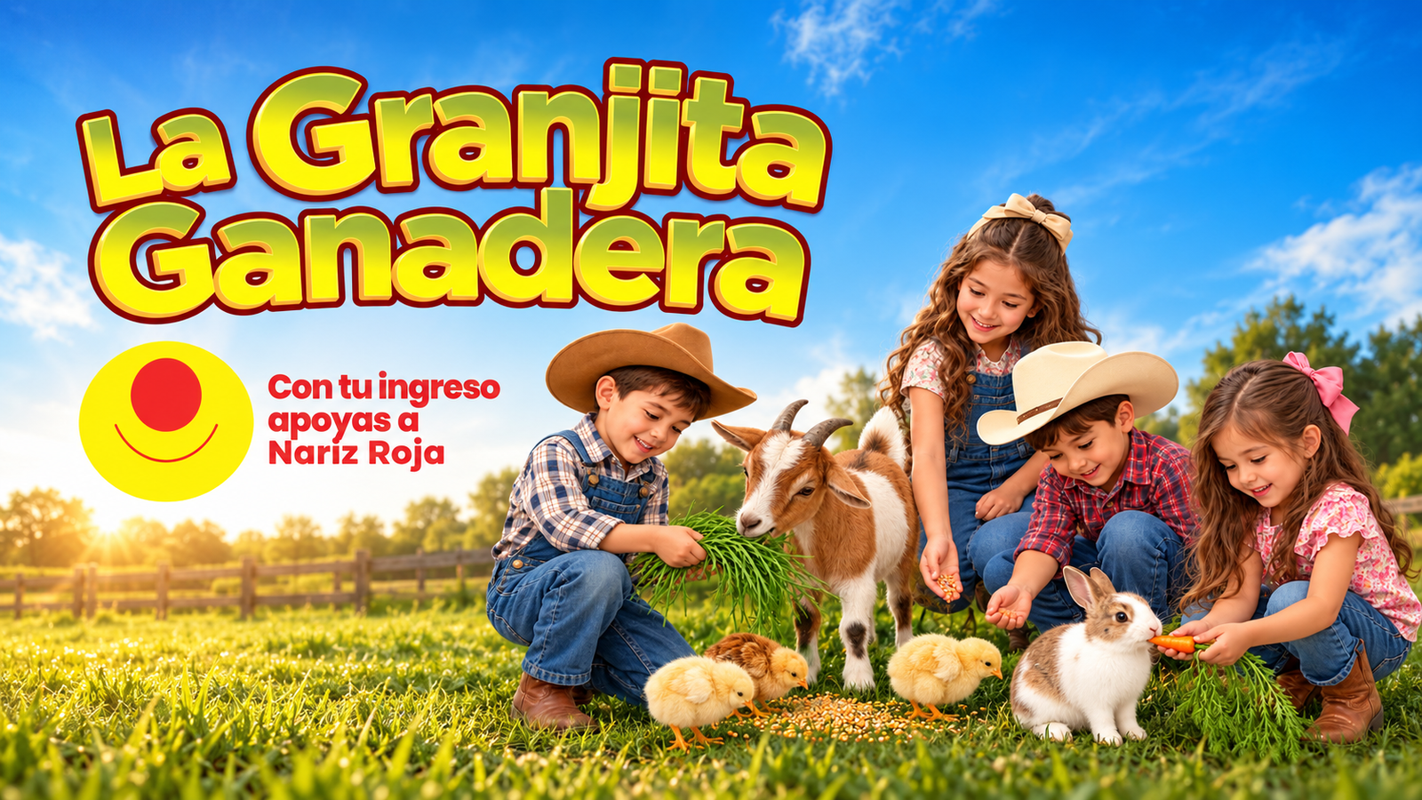 Granjita Ganadera niños y animales